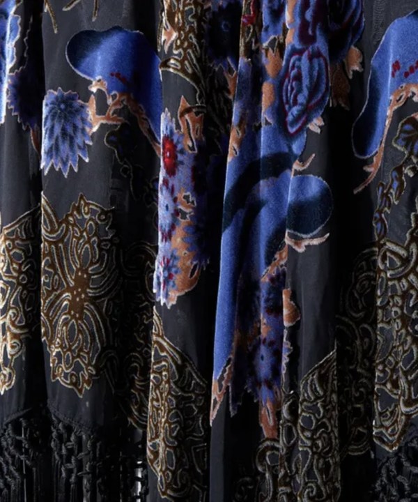 Alternative view of Paradise Devore Poncho